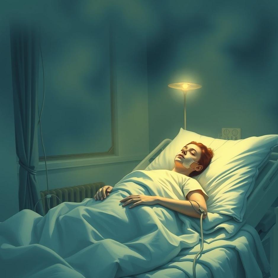 Dream : Being sick and hospitalized in a dream