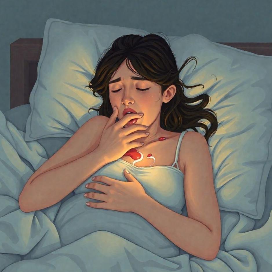 Dream : Being sick and vomiting in a dream