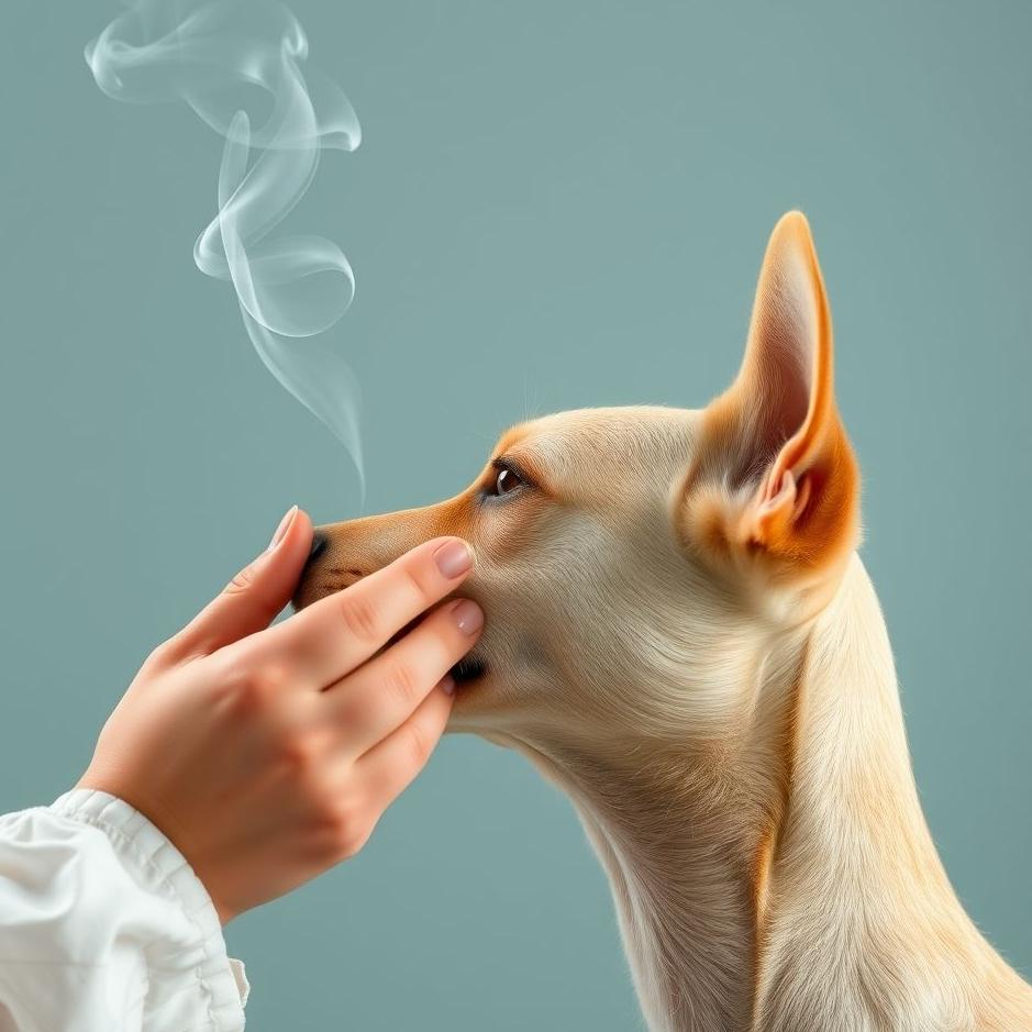 Dream : Being smelled from the neck 