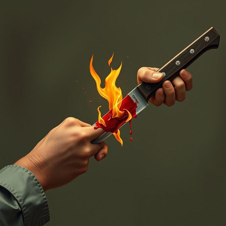 Dream : Being stabbed with a knife 