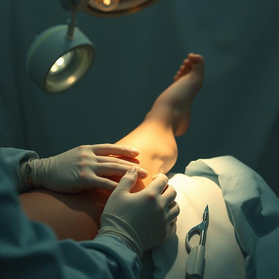 Dream : Being surgery from the leg in the dream