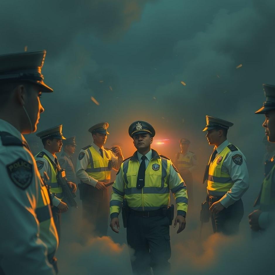 Dream : Being surrounded by the police in a dream