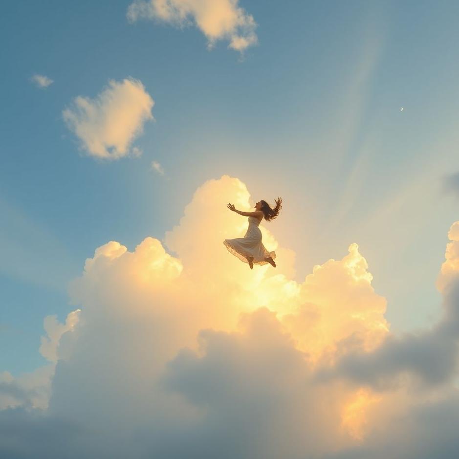 Dream : Being taken up to the sky in a dream