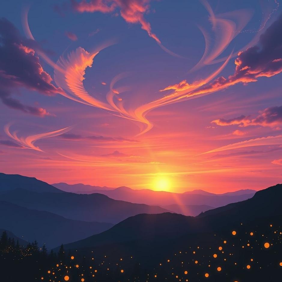 Dream : Being the evening in the dream