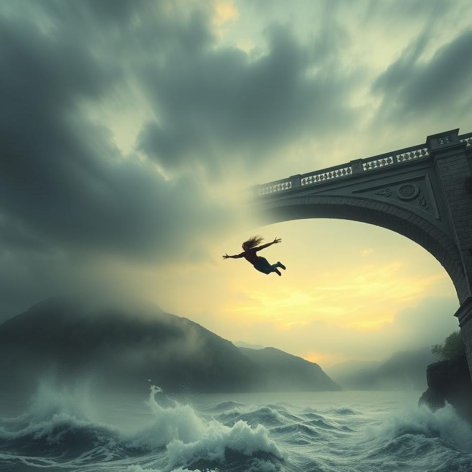 Dream : Being thrown off a bridge in a dream