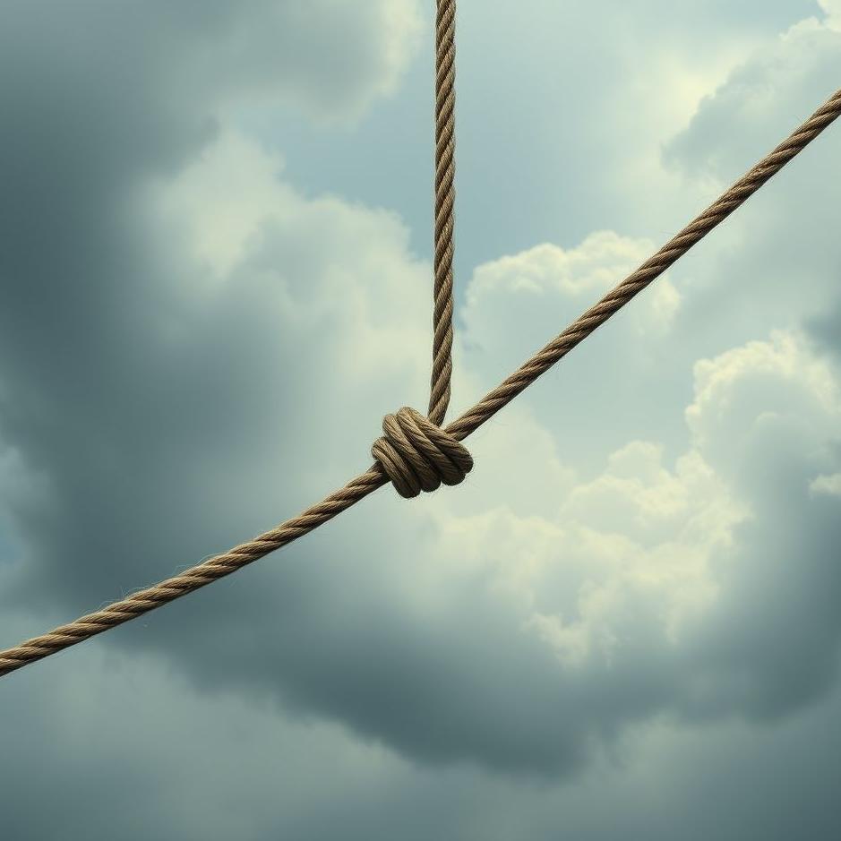 Dream : Being tied to a rope in a dream