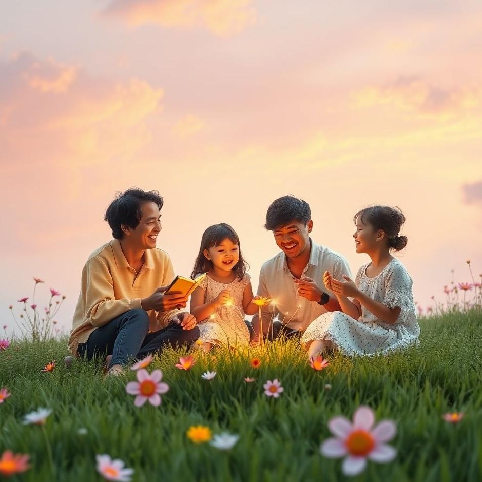 Dream : Being together with the family in the dream