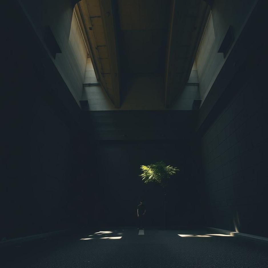 Dream : Being under a building 