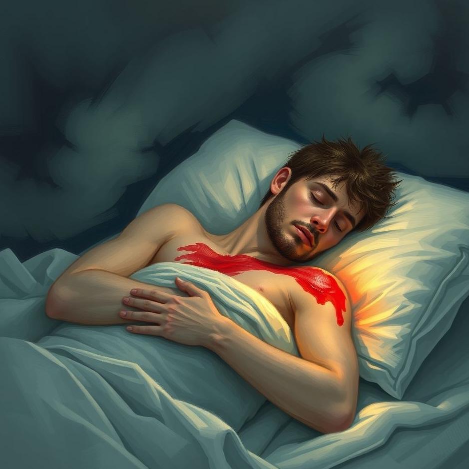 Dream : Being wounded on the right shoulder in a dream