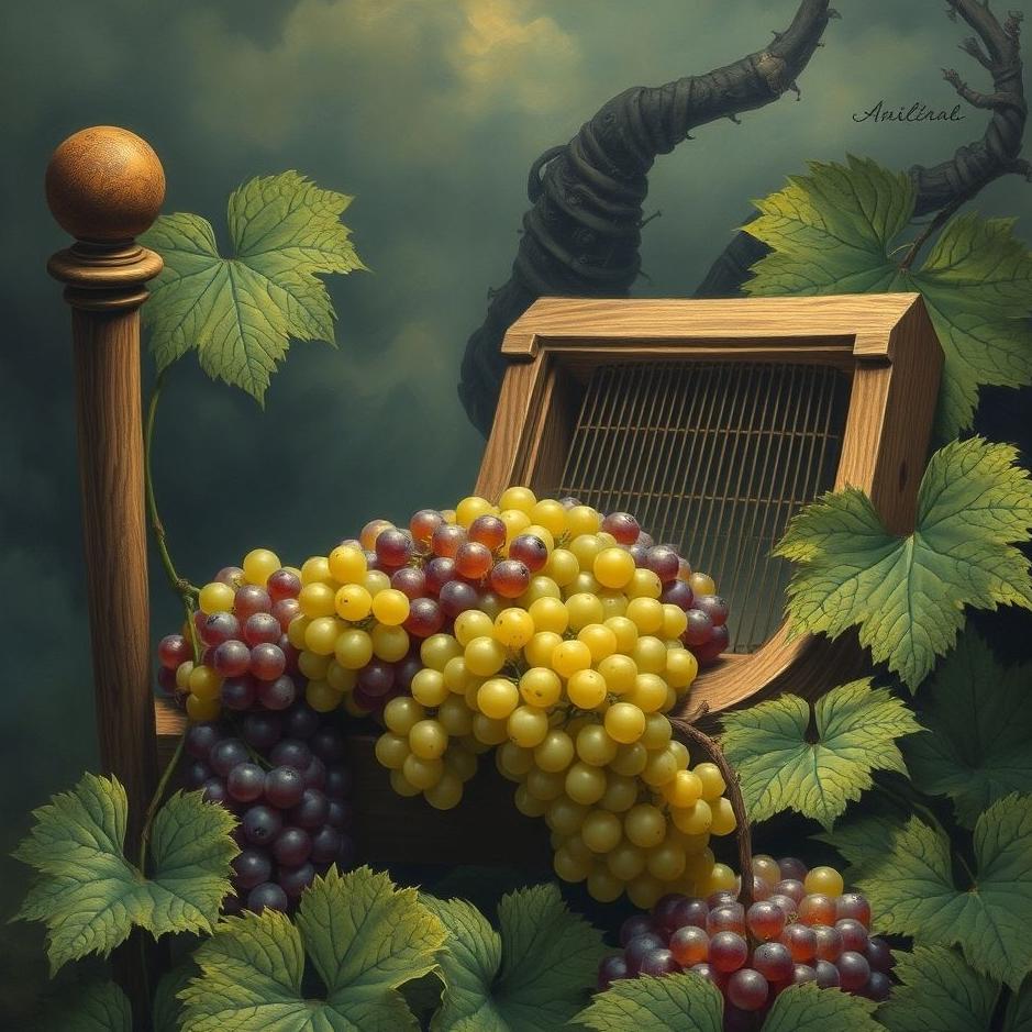 Dream : Bellows grapes in a dream