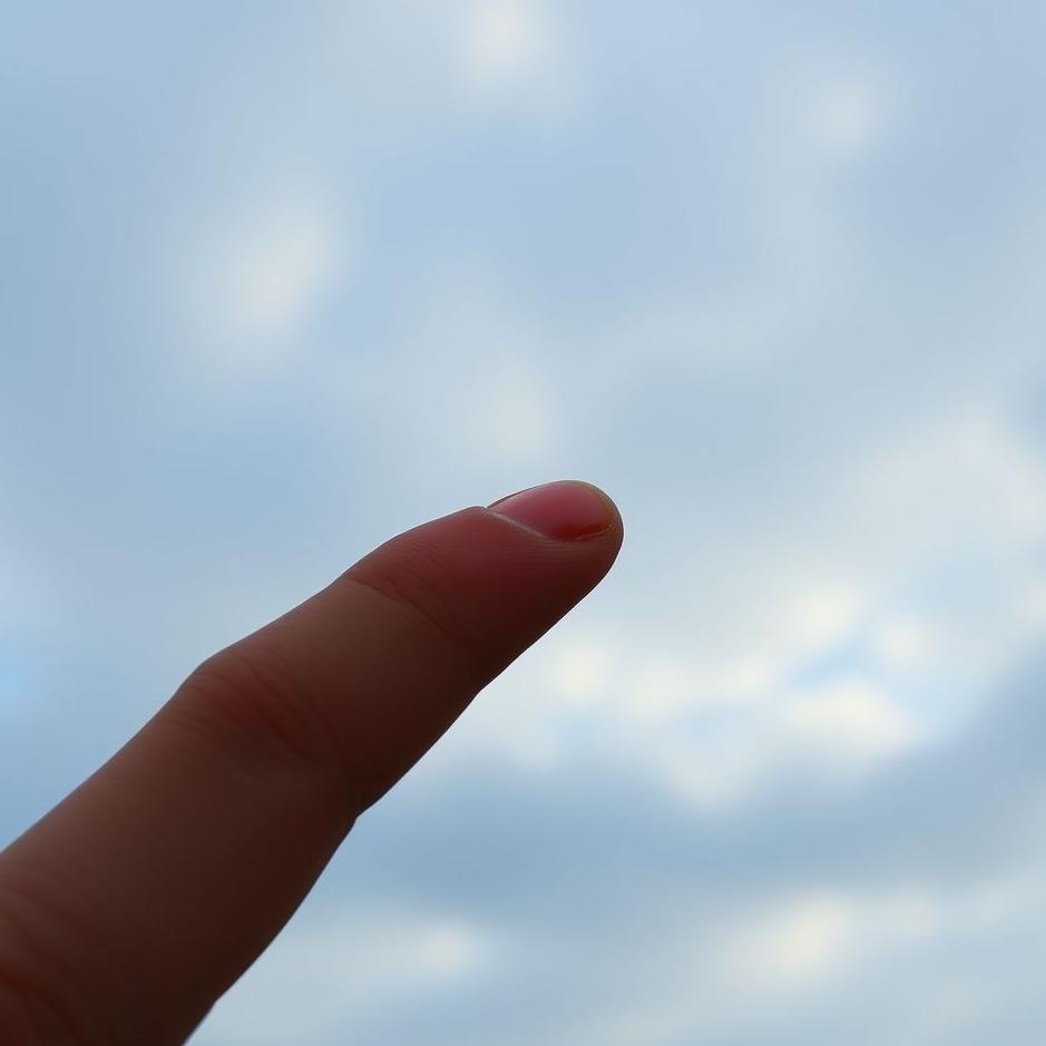 Dream : Between fingers in a dream