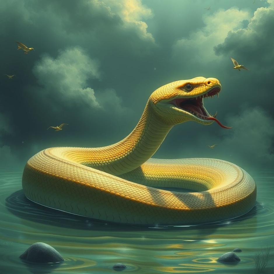 Dream : Big and long snake in a dream