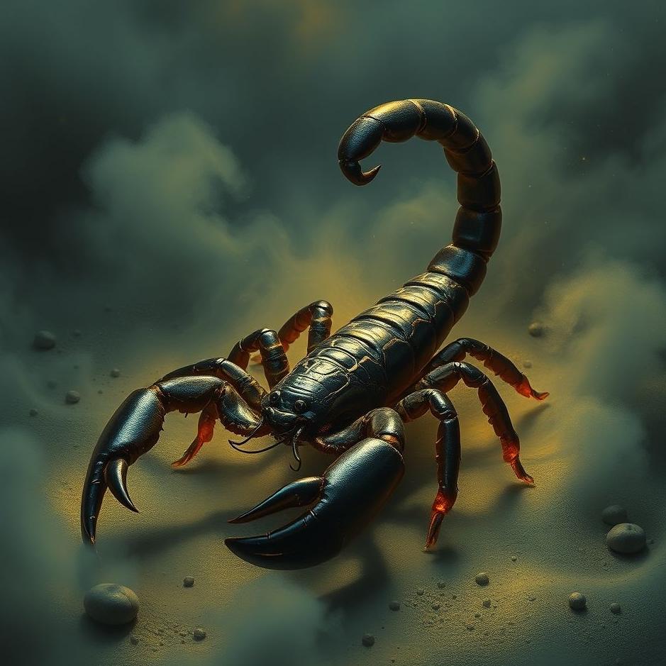 Dream : Big black scorpion in a dream