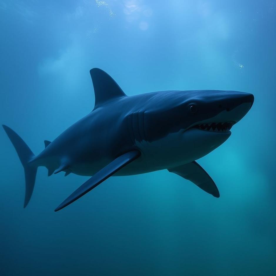 Dream : Big black shark in a dream