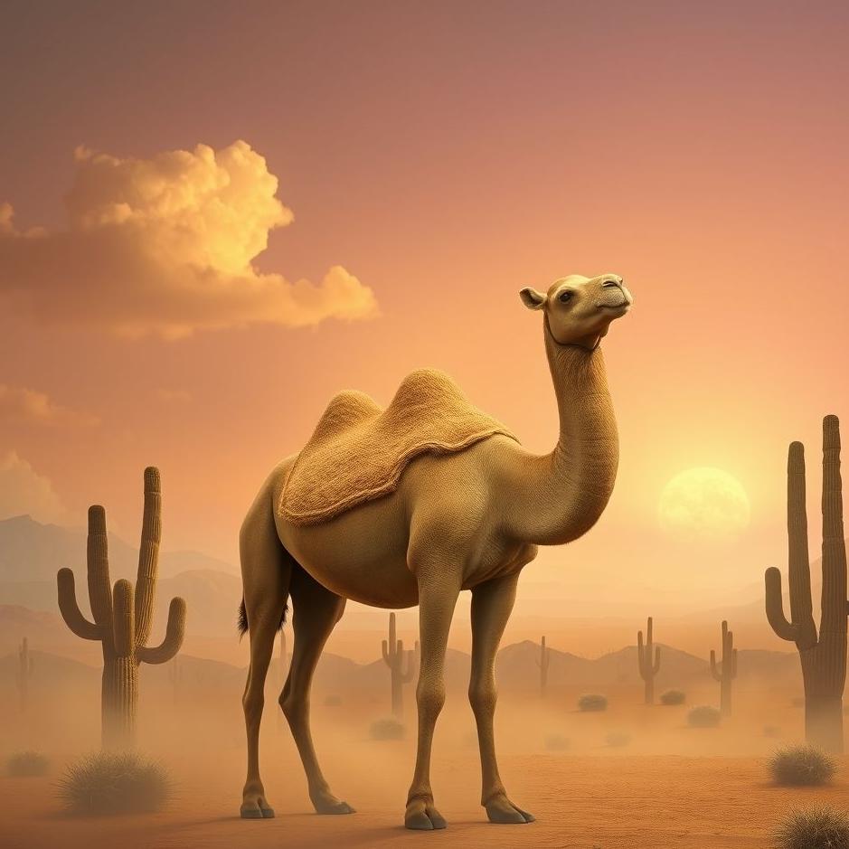Dream : Big camel in a dream