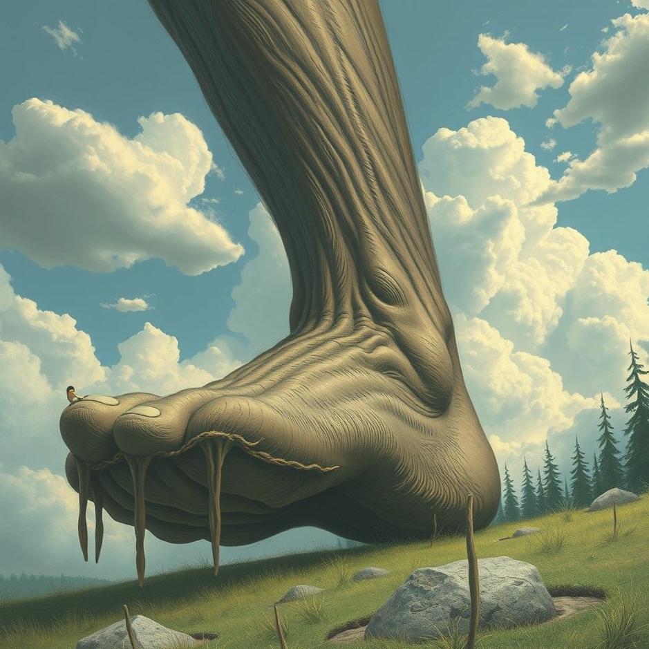 Dream : Big foot in a dream