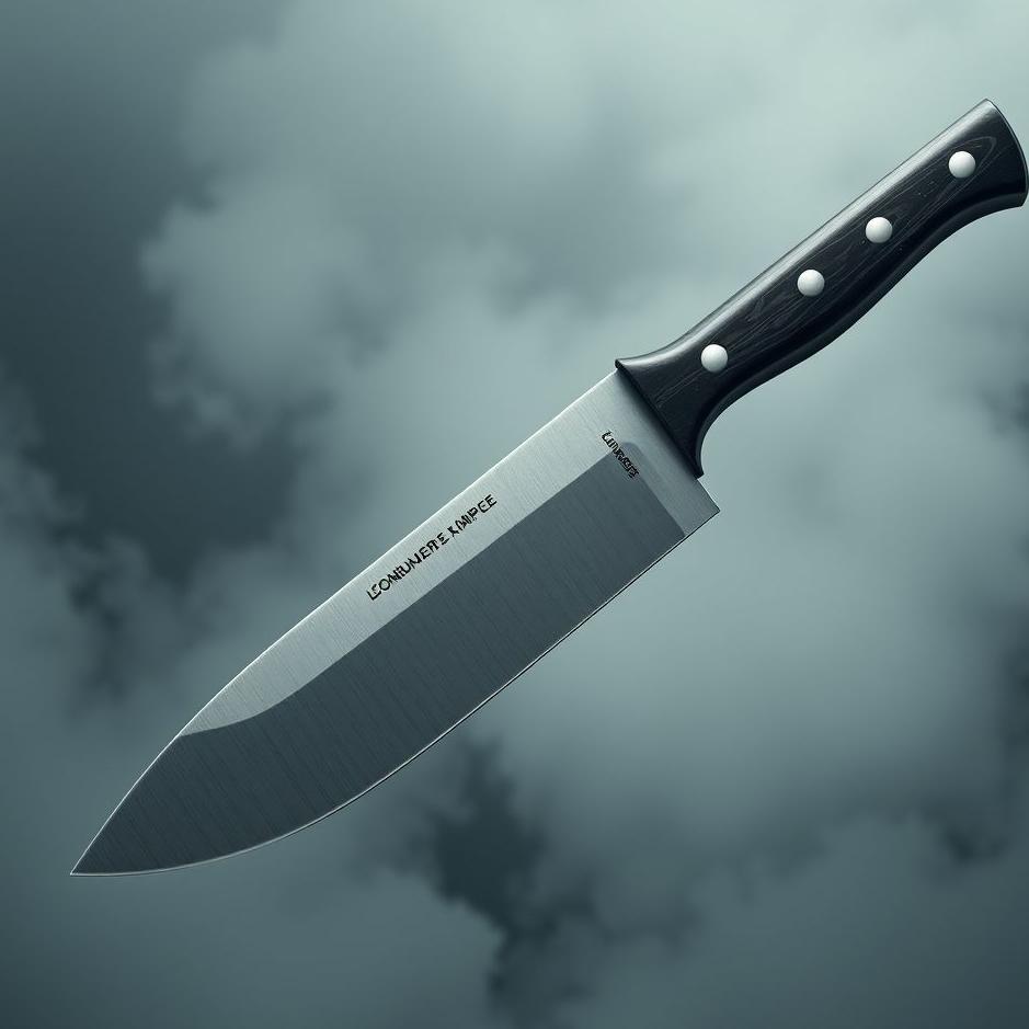 Dream : Big knife with a black handle in a dream