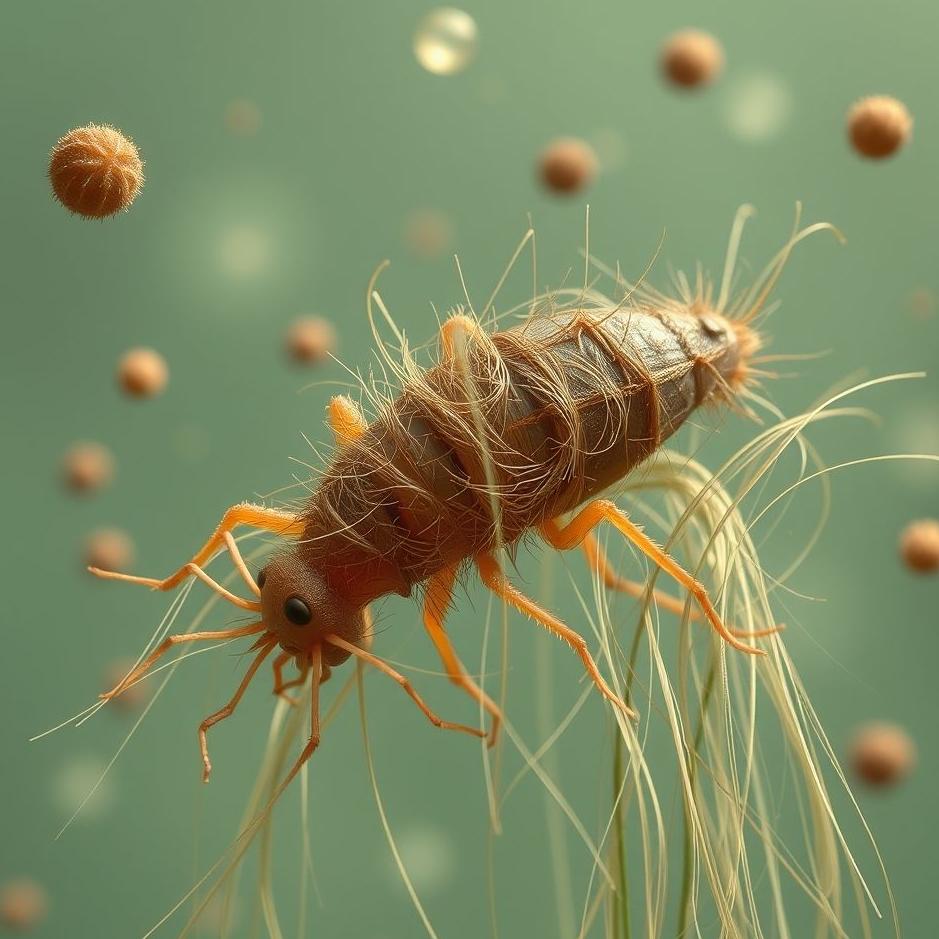 Dream : Big lice in hair in a dream