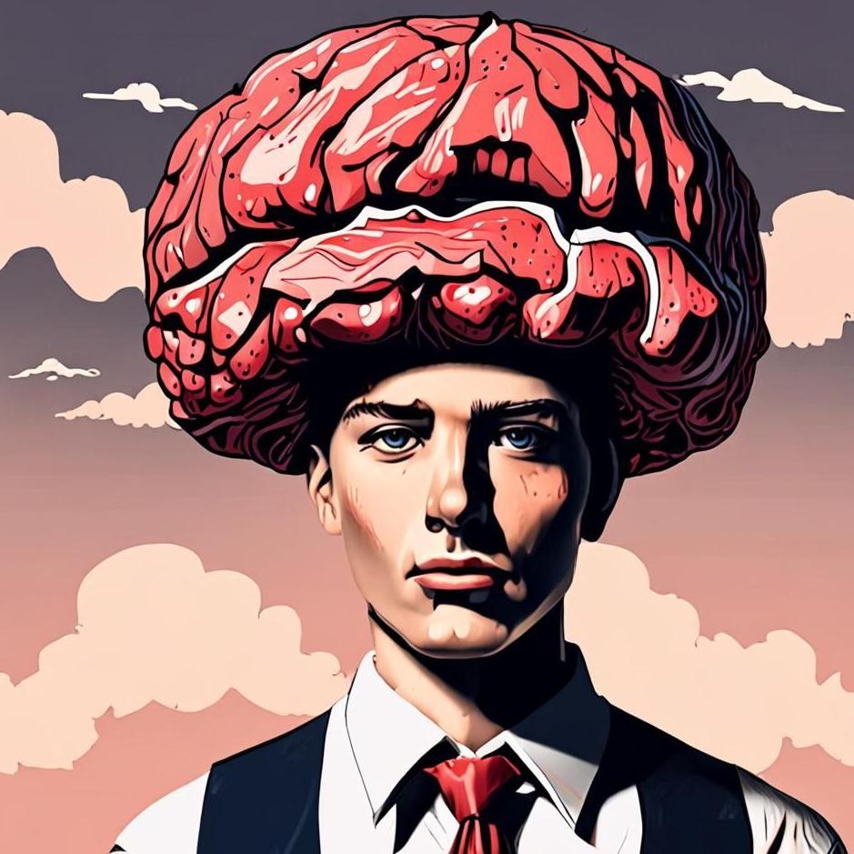 Dream : Big piece of meat on your head in a dream