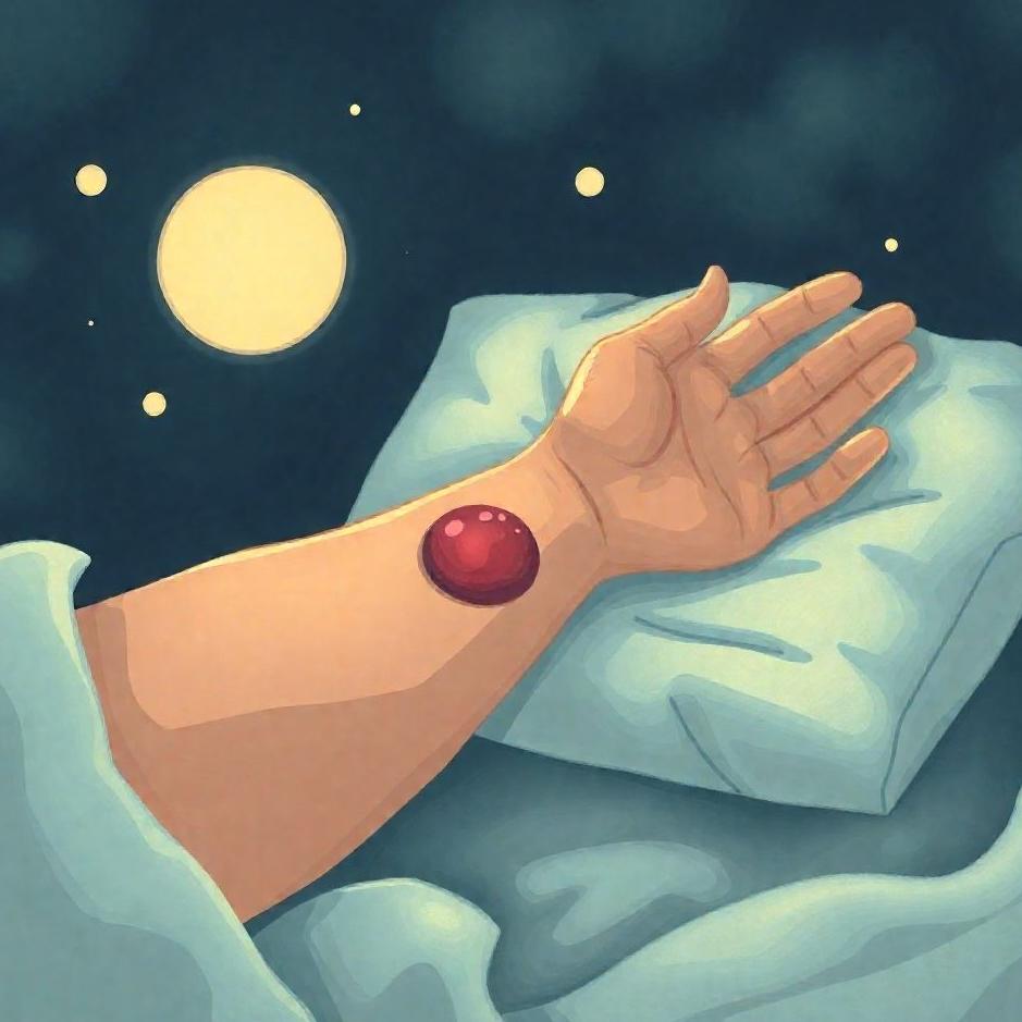 Dream : Big pimple on your arm in a dream