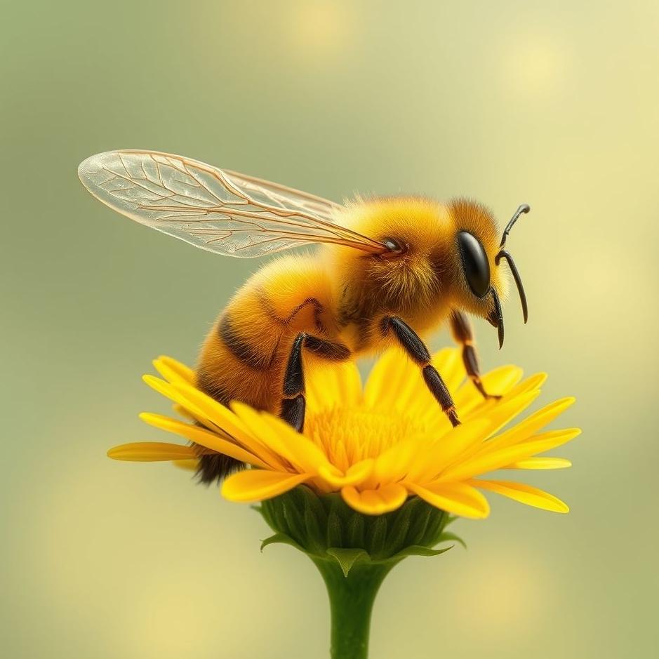 Dream : Big yellow bee in a dream