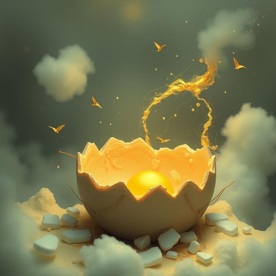 Dream : Bird's egg breaking in a dream