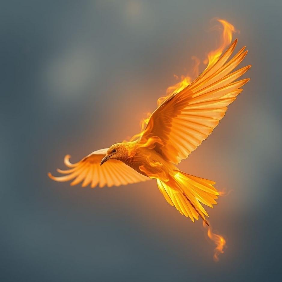 Dream : Bird's wing burning in a dream