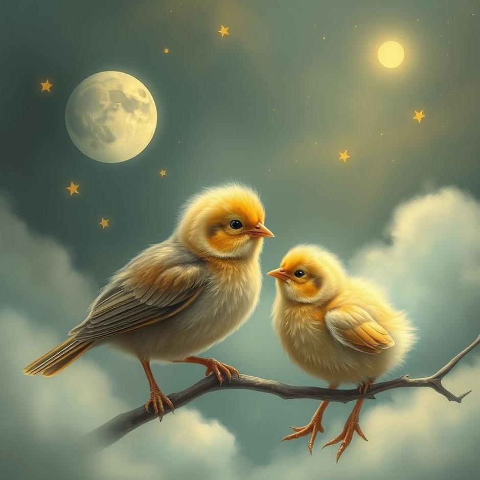 Dream : Bird and a chick in a dream