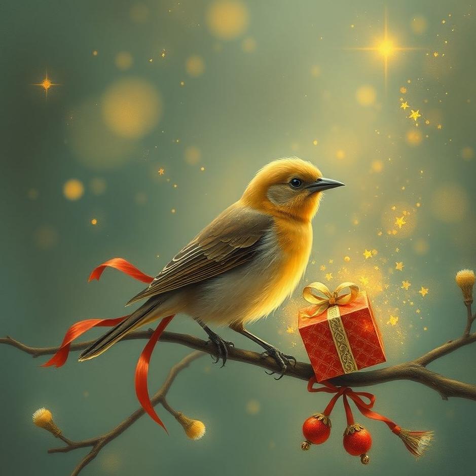 Dream : Bird as a gift in a dream