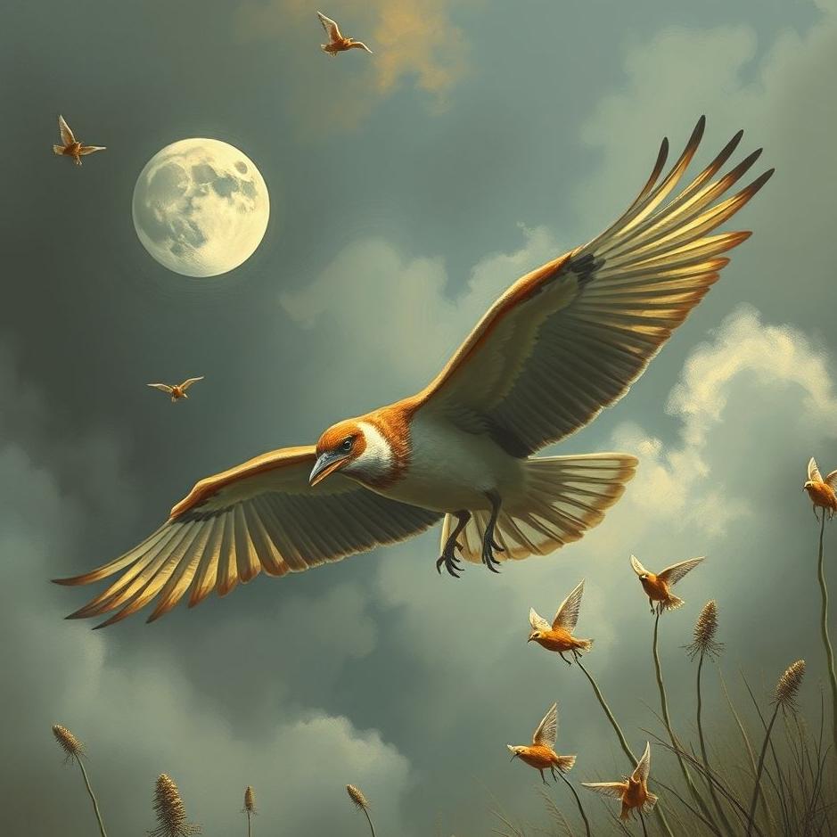 Dream : Bird being hunted in a dream