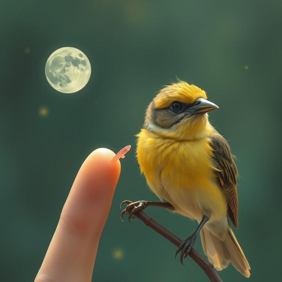 Dream : Bird bite your finger in a dream