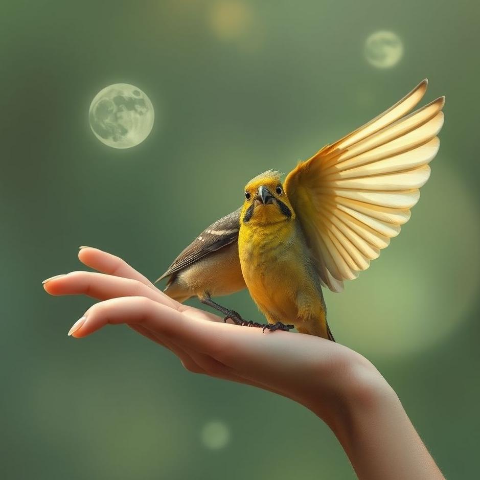 Dream : Bird bite your hand in a dream