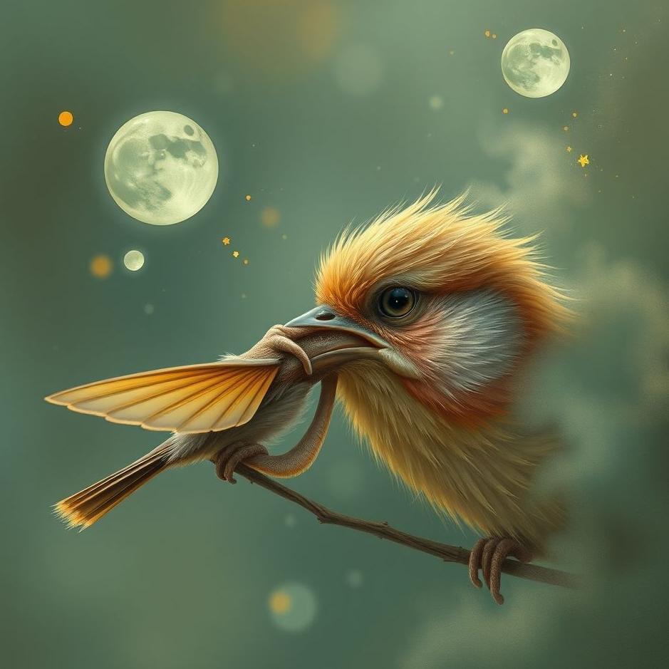 Dream : Bird biting your face in a dream