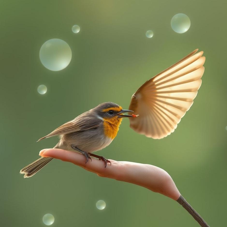 Dream : Bird biting your hand in a dream