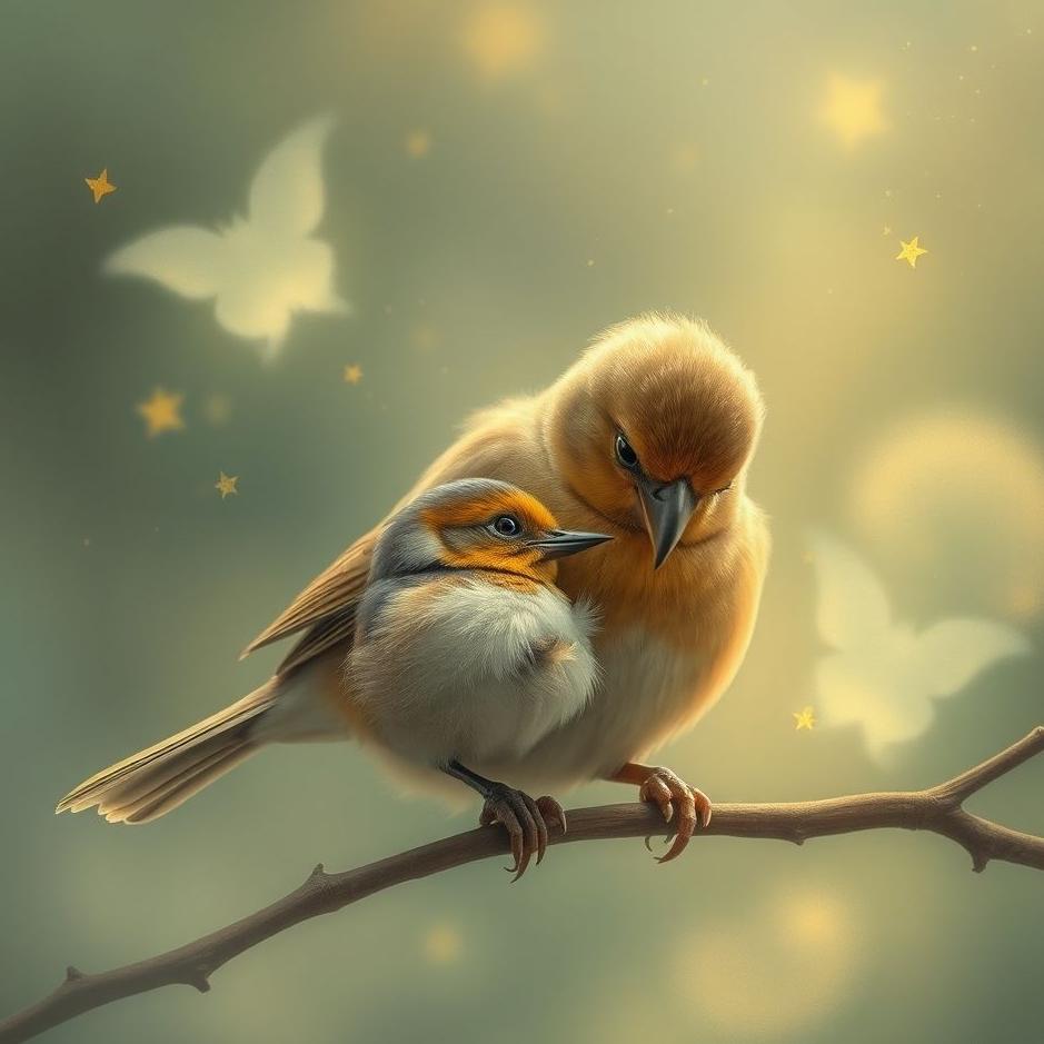 Dream : Bird breastfeeding in a dream