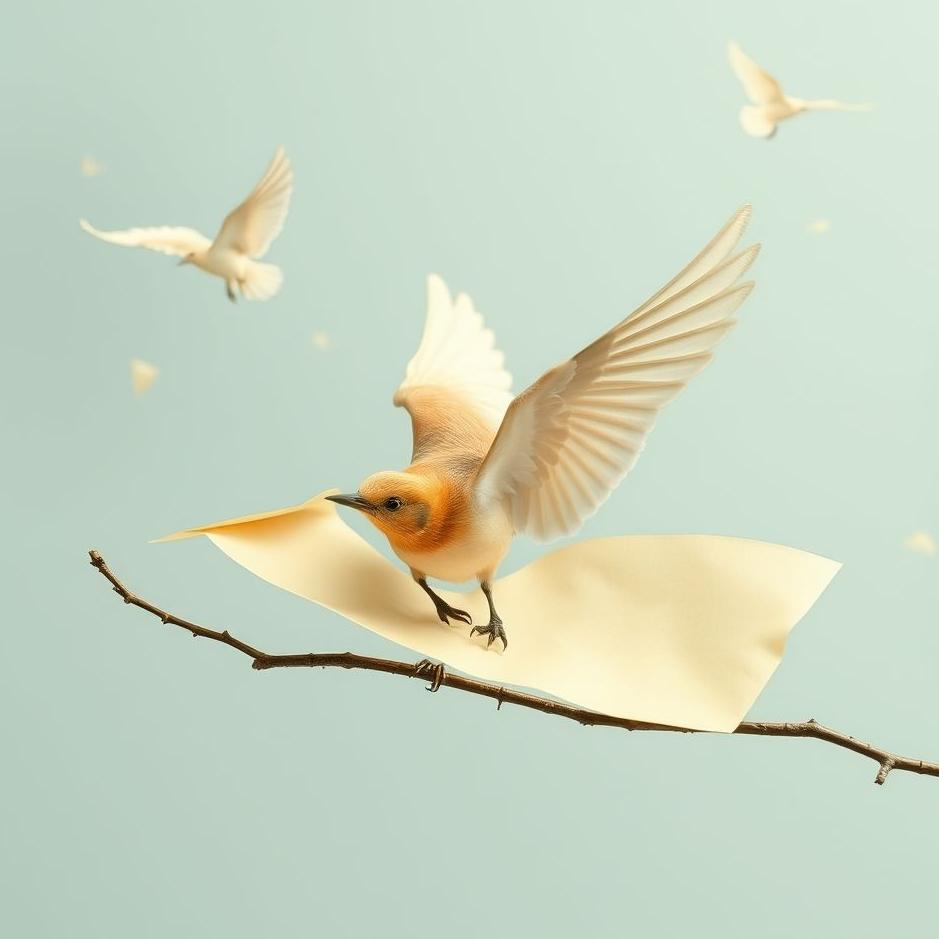 Dream : Bird bring paper in a dream