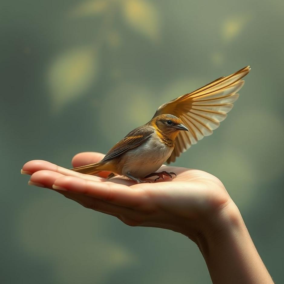 Dream : Bird dying in your hand in a dream