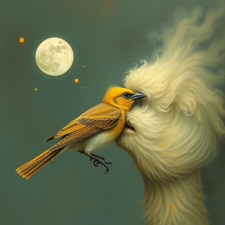 Dream : Bird enter one's mouth in a dream