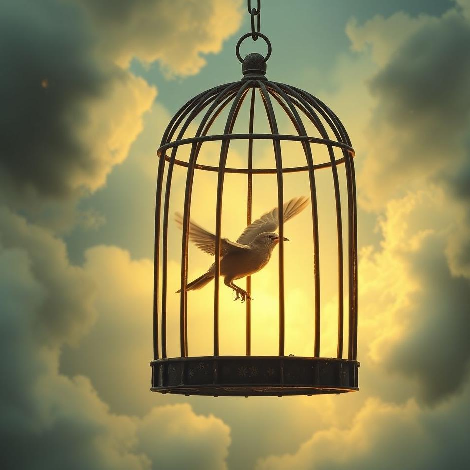 Dream : Bird escape from a cage in a dream