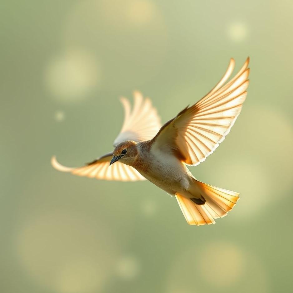 Dream : Bird fluttering in a dream