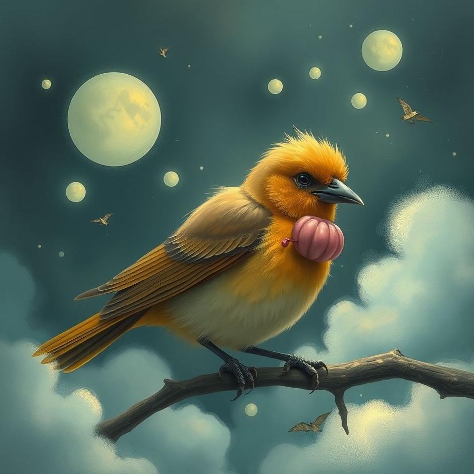 Dream : Bird getting sick in a dream