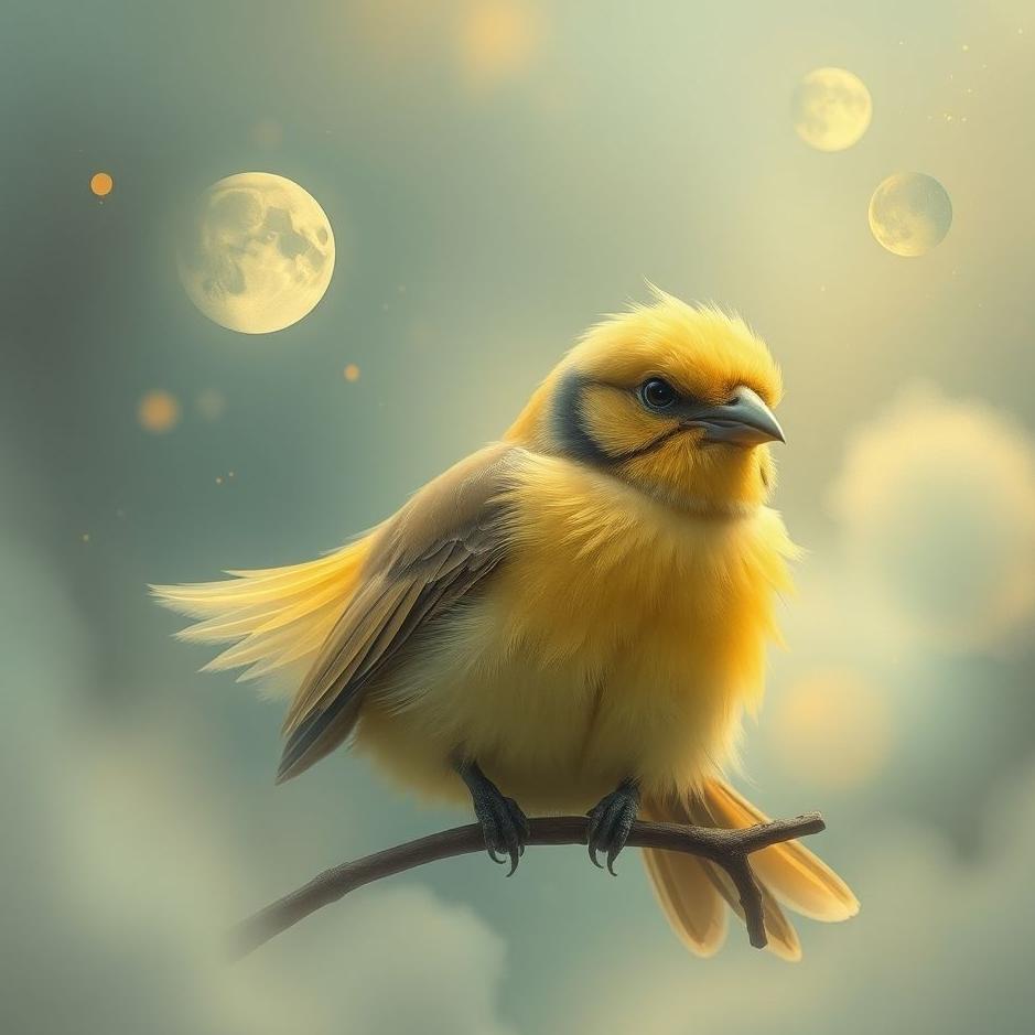 Dream : Bird hugging in a dream