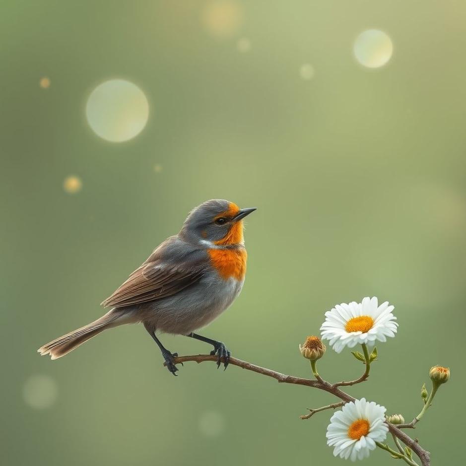 Dream : Bird kissing in a dream