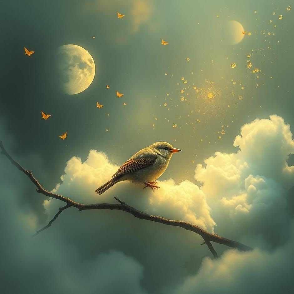 Dream : Bird lost in a dream