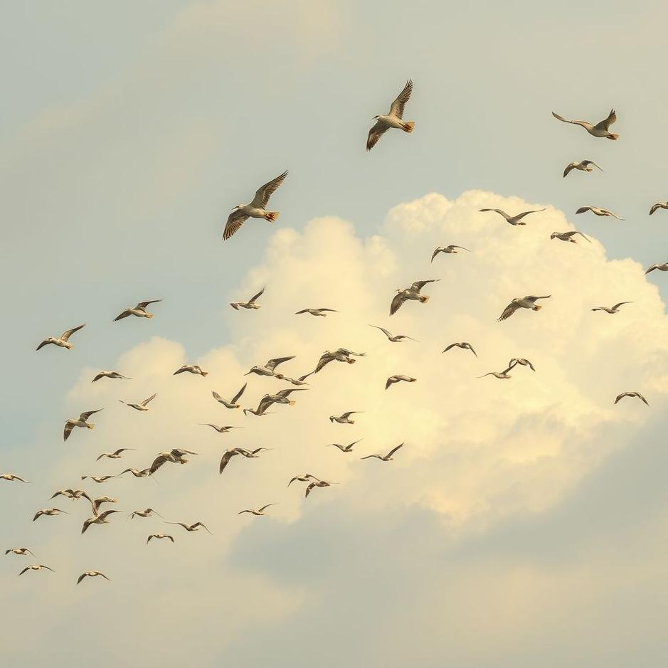 Dream : Bird migration in a dream