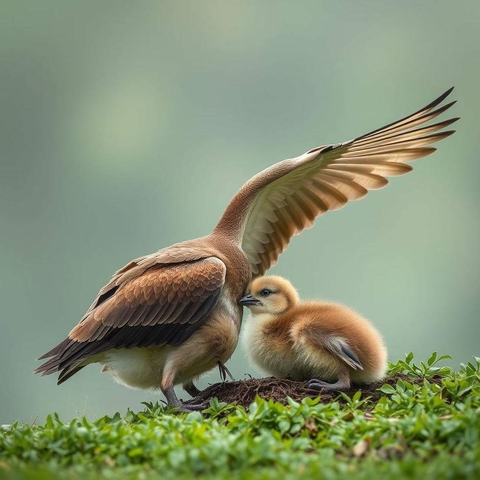 Dream : Bird protecting its young in a dream