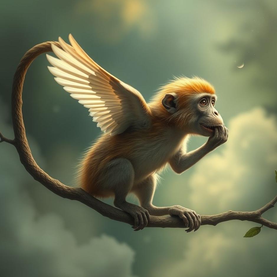 Dream : Bird turning into a monkey in a dream