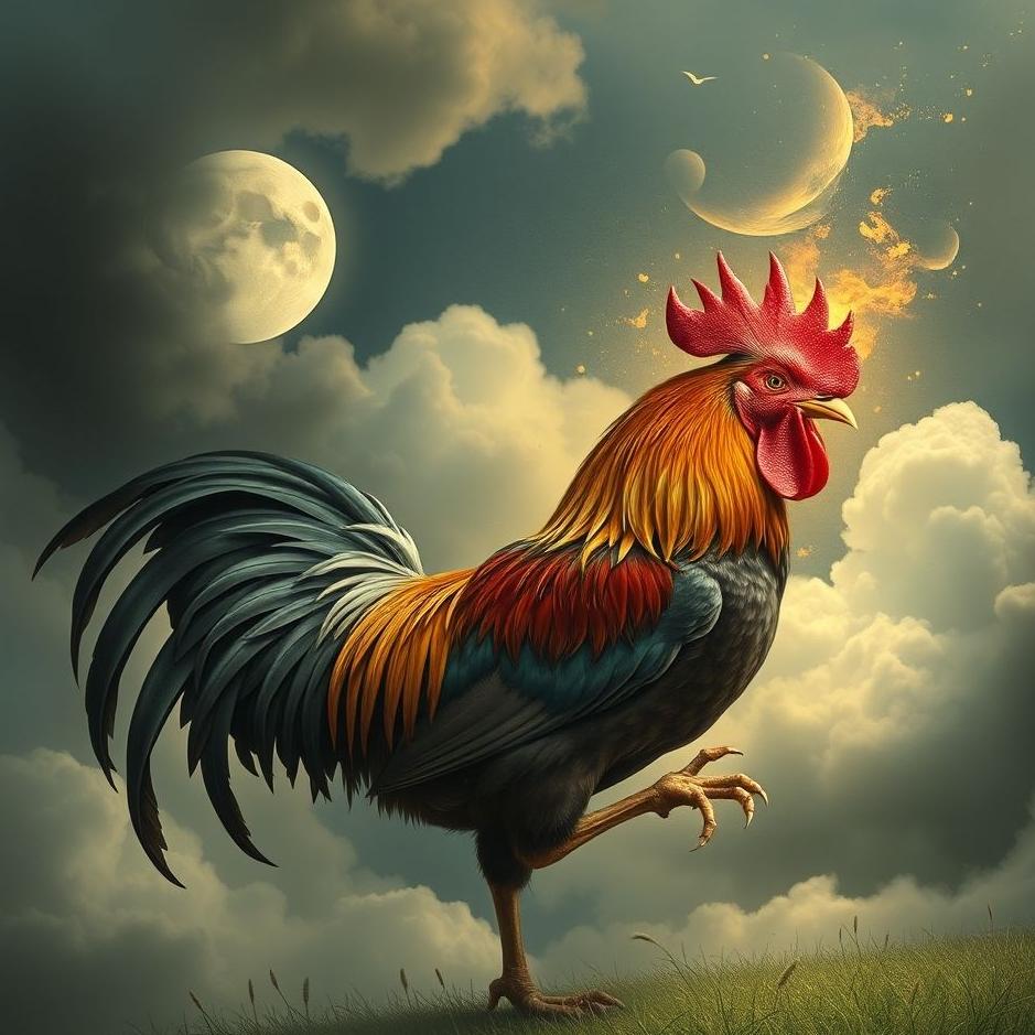 Dream : Bird turning into a rooster in a dream