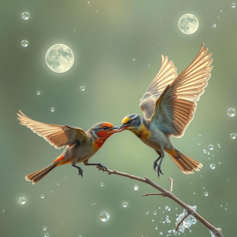 Dream : Birds biting in a dream