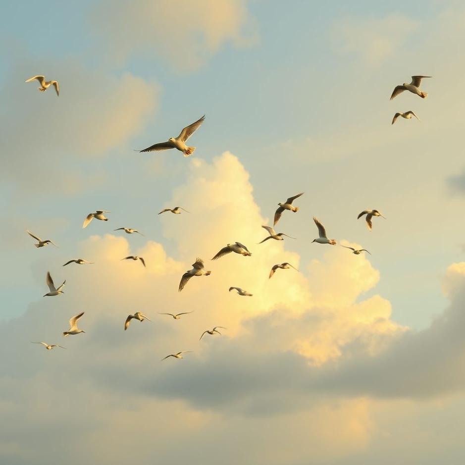 Dream : Birds running away in a dream